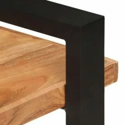 VidaXL Buffet avec 3 étagères 120x40x75 cm Bois d'acacia massif -Buffets & bahuts Soldes image 5 321071