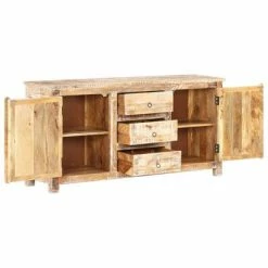 VidaXL Buffet 151x40x75 cm Bois d'acacia brut 10 VidaXL Buffet 151x40x75 cm Bois d'acacia brut -Buffets & bahuts Soldes image 5 321791