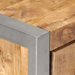 VidaXL Buffet 60x35x72 cm Bois de manguier brut -Buffets & bahuts Soldes image 5 323487