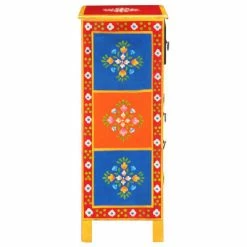 VidaXL Buffet peint à la main 60x30x75 cm Bois de manguier massif -Buffets & bahuts Soldes image 5 323539