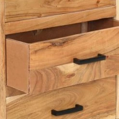 VidaXL Buffet 88x30x73 cm Bois d'acacia massif -Buffets & bahuts Soldes image 5 329247