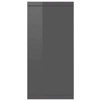 VidaXL Buffet Gris brillant 88x30x65 cm Aggloméré 5 VidaXL Buffet Gris brillant 88x30x65 cm Aggloméré – Image 5