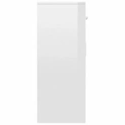 VidaXL Buffet Blanc brillant 110x30x75 cm Aggloméré -Buffets & bahuts Soldes image 5 800708