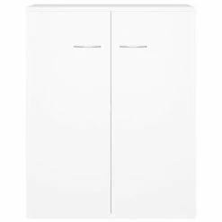 VidaXL Buffet Blanc 60 x 30 x 75 cm Aggloméré -Buffets & bahuts Soldes image 5 800729