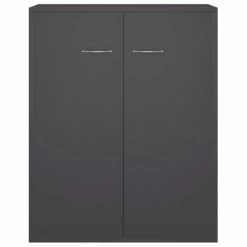 VidaXL Buffet Gris 60 x 30 x 75 cm Aggloméré -Buffets & bahuts Soldes image 5 800731