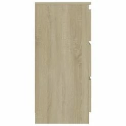 VidaXL Buffet Chêne sonoma 60x35x76 cm Bois d'ingénierie -Buffets & bahuts Soldes image 5 801385