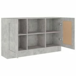 VidaXL Buffet Gris béton 120x30,5x70 cm Aggloméré 10 VidaXL Buffet Gris béton 120x30,5x70 cm Aggloméré -Buffets & bahuts Soldes image 5 802781