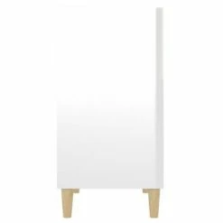VidaXL Buffet Blanc brillant 57x35x70 cm Aggloméré -Buffets & bahuts Soldes image 5 806055