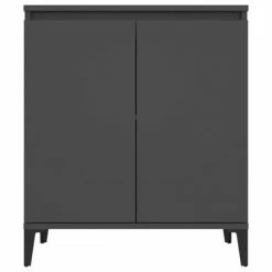 VidaXL Buffet Gris 60x35x70 cm Aggloméré 10 VidaXL Buffet Gris 60x35x70 cm Aggloméré -Buffets & bahuts Soldes image 5 806078