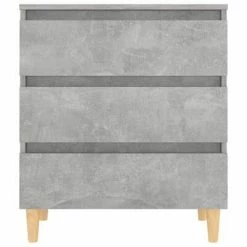 VidaXL Buffet Gris béton 60x35x69 cm Aggloméré -Buffets & bahuts Soldes image 5 806089