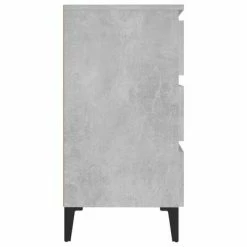 VidaXL Buffet Gris béton 60x35x69 cm Aggloméré -Buffets & bahuts Soldes image 5 806098