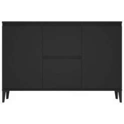 VidaXL Buffet Noir 104x35x70 cm Aggloméré -Buffets & bahuts Soldes image 5 806113