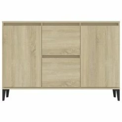 VidaXL Buffet Chêne sonoma 104x35x70 cm Aggloméré 10 VidaXL Buffet Chêne sonoma 104x35x70 cm Aggloméré -Buffets & bahuts Soldes image 5 806115