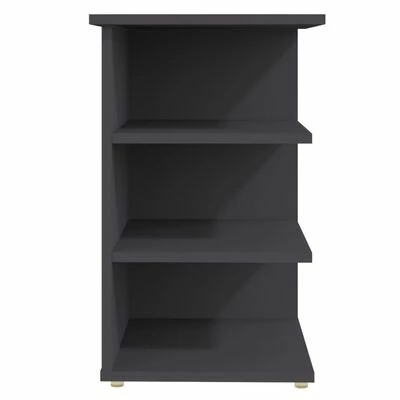 VidaXL Armoire latérale Gris 35x35x55 cm Aggloméré 5 VidaXL Armoire latérale Gris 35x35x55 cm Aggloméré – Image 5