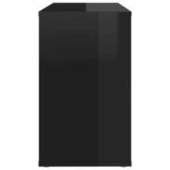 VidaXL Armoire latérale Noir brillant 60x30x50 cm Aggloméré -Buffets & bahuts Soldes image 5 806308