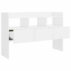 VidaXL Buffet Blanc brillant 105x30x70 cm Aggloméré -Buffets & bahuts Soldes image 5 808383