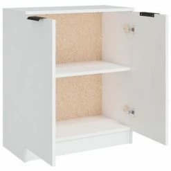 VidaXL Buffet Blanc 60x30x70 cm Bois d'ingénierie -Buffets & bahuts Soldes image 5 811061
