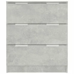 VidaXL Buffet Gris béton 60x30x70 cm Bois d'ingénierie -Buffets & bahuts Soldes image 5 811074