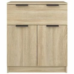 VidaXL Buffet Chêne sonoma 60x30x70 cm Bois d'ingénierie -Buffets & bahuts Soldes image 5 811091