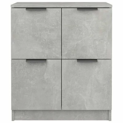 VidaXL Buffet Gris béton 60x30x70 cm Bois d'ingénierie 5 VidaXL Buffet Gris béton 60x30x70 cm Bois d'ingénierie – Image 5