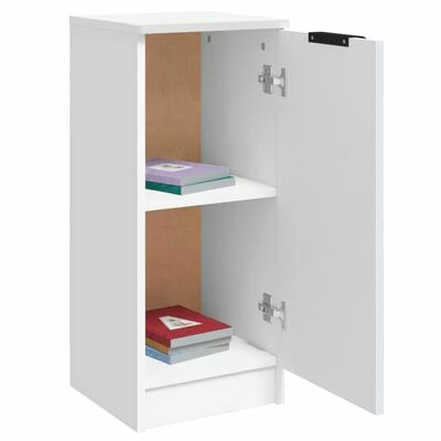 VidaXL Buffets 2 pcs Blanc 30x30x70 cm Bois d'ingénierie 5 VidaXL Buffets 2 pcs Blanc 30x30x70 cm Bois d'ingénierie – Image 5