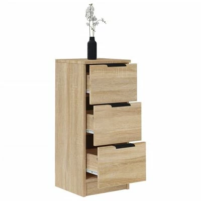 VidaXL Buffet Chêne sonoma 30x30x70 cm Bois d'ingénierie 5 VidaXL Buffet Chêne sonoma 30x30x70 cm Bois d'ingénierie – Image 5
