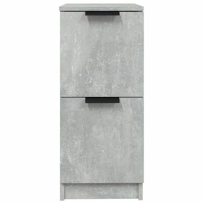 VidaXL Buffet Gris béton 30x30x70 cm Bois d'ingénierie 5 VidaXL Buffet Gris béton 30x30x70 cm Bois d'ingénierie – Image 5