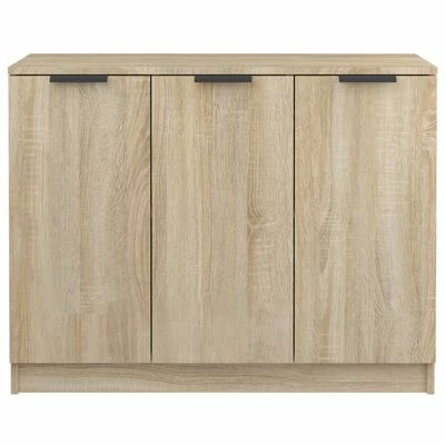 VidaXL Buffet Chêne sonoma 90,5x30x70 cm Bois d'ingénierie 5 VidaXL Buffet Chêne sonoma 90,5x30x70 cm Bois d'ingénierie – Image 5