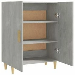 VidaXL Buffet Gris béton 70x34x90 cm Bois d'ingénierie 10 VidaXL Buffet Gris béton 70x34x90 cm Bois d'ingénierie -Buffets & bahuts Soldes image 5 812100