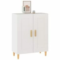 VidaXL Buffet Blanc 69,5x34x90 cm Bois d'ingénierie -Buffets & bahuts Soldes image 5 812132