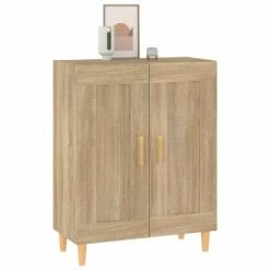 VidaXL Buffet Chêne sonoma 69,5x34x90 cm Bois d'ingénierie -Buffets & bahuts Soldes image 5 812135