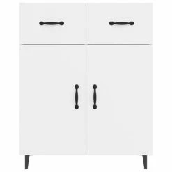 VidaXL Buffet Blanc brillant 69,5x34x90 cm Bois d'ingénierie 10 VidaXL Buffet Blanc brillant 69,5x34x90 cm Bois d'ingénierie -Buffets & bahuts Soldes image 5 812201