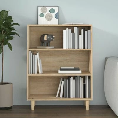 VidaXL Buffet Chêne sonoma 69,5x32,5x90 cm Bois d'ingénierie 5 VidaXL Buffet Chêne sonoma 69,5x32,5x90 cm Bois d'ingénierie – Image 5