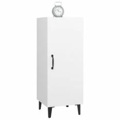 VidaXL Buffet Blanc 34,5x34x90 cm Bois d'ingénierie 10 VidaXL Buffet Blanc 34,5x34x90 cm Bois d'ingénierie -Buffets & bahuts Soldes image 5 812330