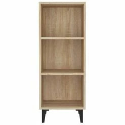 VidaXL Buffet Chêne sonoma 34,5x32,5x90 cm Bois d'ingénierie -Buffets & bahuts Soldes image 5 812387