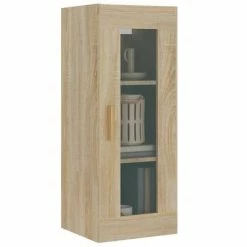 VidaXL Armoire murale suspendue Chêne Sonoma 34,5x34x90 cm -Buffets & bahuts Soldes image 5 812450
