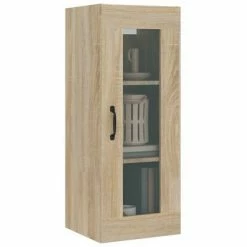 VidaXL Armoire murale suspendue Chêne Sonoma 34,5x34x90 cm -Buffets & bahuts Soldes image 5 812459