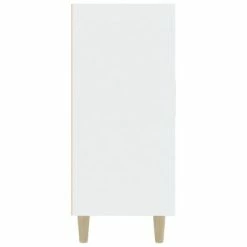VidaXL Buffet Blanc 90x34x80 cm Bois d'ingénierie -Buffets & bahuts Soldes image 5 812492