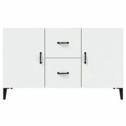 VidaXL Buffet Blanc 100x36x60 cm Bois d'ingénierie -Buffets & bahuts Soldes image 5 812519