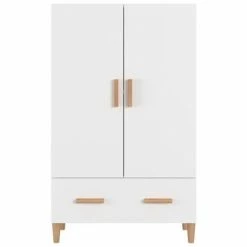 VidaXL Buffet Blanc 70x31x115 cm Bois d'ingénierie 10 VidaXL Buffet Blanc 70x31x115 cm Bois d'ingénierie -Buffets & bahuts Soldes image 5 812528