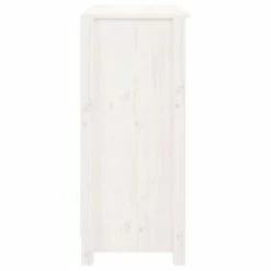 VidaXL Buffet Blanc 70x35x80 cm Bois massif de pin -Buffets & bahuts Soldes image 5 813720