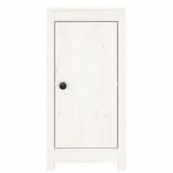 VidaXL Buffet Blanc 40x35x80 cm Bois massif de pin -Buffets & bahuts Soldes image 5 813726