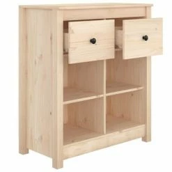 VidaXL Buffet 70x35x80 cm Bois massif de pin -Buffets & bahuts Soldes image 5 813764