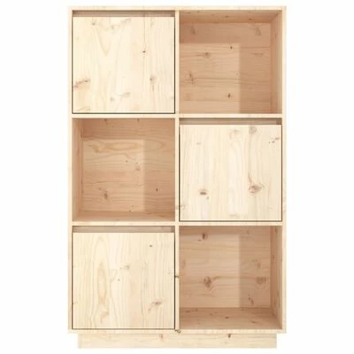 VidaXL Buffet 74x35x117 cm Bois massif de pin 5 VidaXL Buffet 74x35x117 cm Bois massif de pin – Image 5