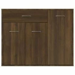VidaXL Buffet Chêne marron 88x30x70 cm Bois d'ingénierie 10 VidaXL Buffet Chêne marron 88x30x70 cm Bois d'ingénierie -Buffets & bahuts Soldes image 5 815368