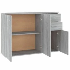 VidaXL Buffet Sonoma gris 105x30x75 cm Bois d'ingénierie -Buffets & bahuts Soldes image 5 815397