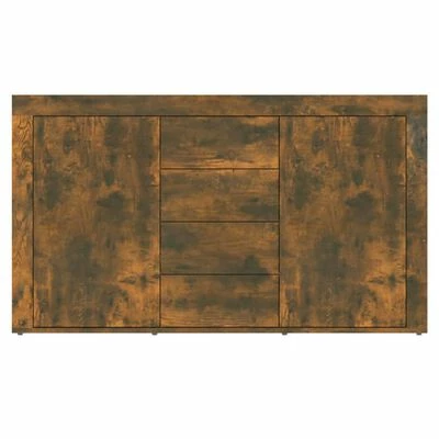 VidaXL Buffet Chêne fumé 120x36x69 cm Bois d'ingénierie 5 VidaXL Buffet Chêne fumé 120x36x69 cm Bois d'ingénierie – Image 5