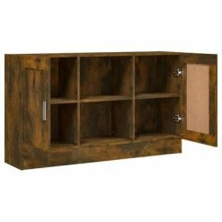 VidaXL Buffet Chêne fumé 120x30,5x70 cm Bois d'ingénierie -Buffets & bahuts Soldes image 5 815624