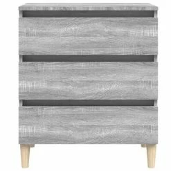 VidaXL Buffet Sonoma gris 60x35x69 cm Bois d'ingénierie -Buffets & bahuts Soldes image 5 815805