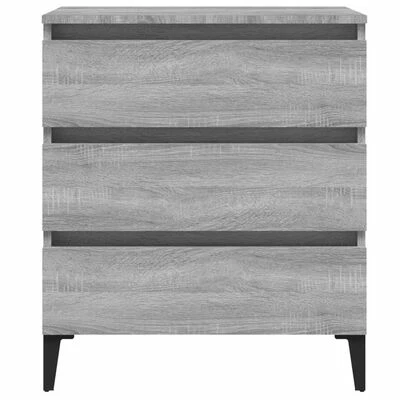 VidaXL Buffet Sonoma gris 60x35x69 cm Bois d'ingénierie 5 VidaXL Buffet Sonoma gris 60x35x69 cm Bois d'ingénierie – Image 5